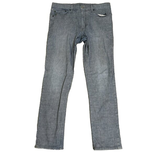 Goodfellow & Co Jeans Mens 38x32 Denim‎ Relaxed Ankle Casual Athletic Light wash - Picture 4 of 13